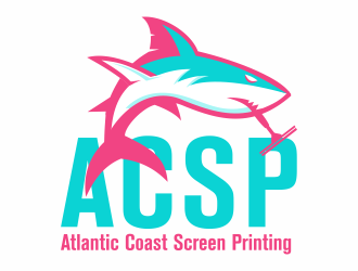 Atlantic Coast Screen Printing logo design by ingepro