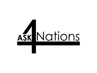 Ask4Nations logo design by giphone