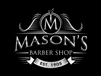 Mason’s Barber Shop  logo design by MAXR