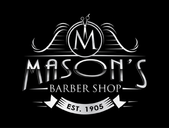 Mason’s Barber Shop  logo design by MAXR