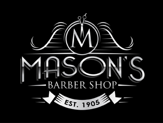 Mason’s Barber Shop  logo design by MAXR
