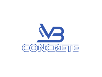 VB Concrete logo design by gio00007