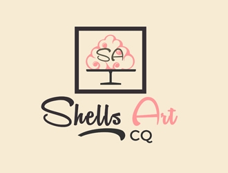 Shells Art CQ logo design by aamir