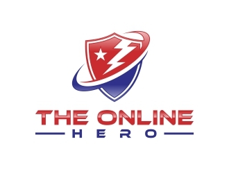 the online hero logo design by mercutanpasuar