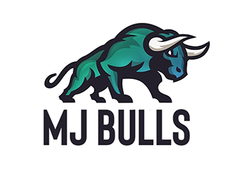 MJ Bulls logo design by Optimus