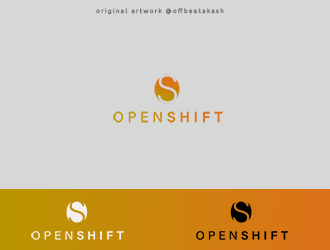 OpenShift logo design by offbeatakash
