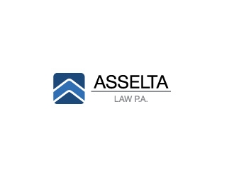 Asselta Law, P.A. logo design by colorthought