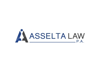 Asselta Law, P.A. logo design by ronmartin