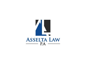 Asselta Law, P.A. logo design by drifelm