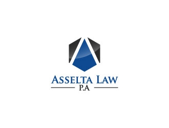 Asselta Law, P.A. logo design by drifelm