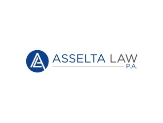 Asselta Law, P.A. logo design by agil