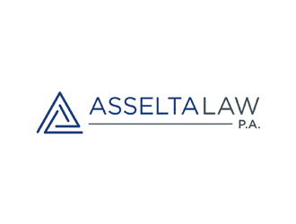 Asselta Law, P.A. logo design by logolady