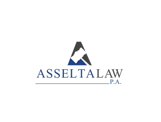 Asselta Law, P.A. logo design by ronmartin