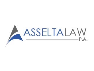 Asselta Law, P.A. logo design by ruthracam
