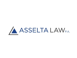 Asselta Law, P.A. logo design by Foxcody