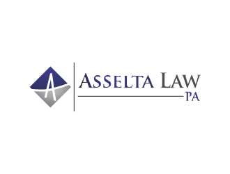 Asselta Law, P.A. logo design by cahyobragas