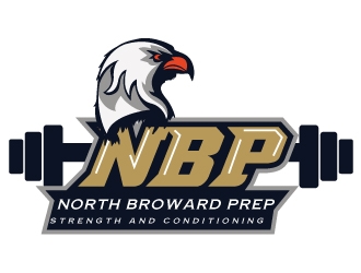 North Broward Prep(or acronym: NBP) Strength and Conditioning logo design by Suvendu