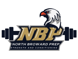 North Broward Prep(or acronym: NBP) Strength and Conditioning logo design by Suvendu