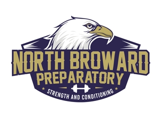 North Broward Prep(or acronym: NBP) Strength and Conditioning logo design by DreamLogoDesign