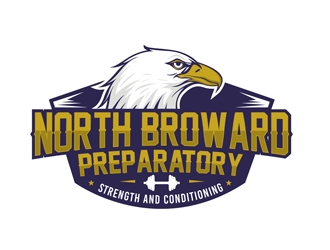 North Broward Prep(or acronym: NBP) Strength and Conditioning logo design by DreamLogoDesign