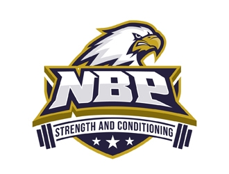 North Broward Prep(or acronym: NBP) Strength and Conditioning logo design by DreamLogoDesign