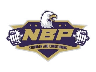 North Broward Prep(or acronym: NBP) Strength and Conditioning logo design by daywalker