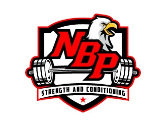 North Broward Prep(or acronym: NBP) Strength and Conditioning logo design by daywalker