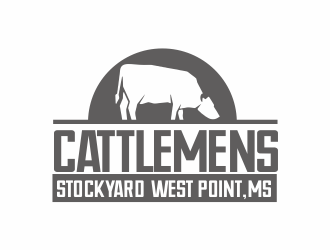 Cattlemens Stockyard     West Point, MS logo design by YONK
