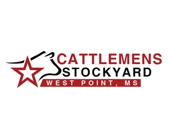Cattlemens Stockyard     West Point, MS logo design by Roma