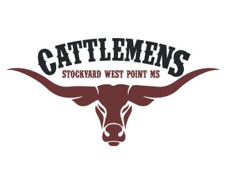 Cattlemens Stockyard     West Point, MS logo design by Vincent Leoncito