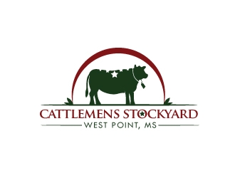 Cattlemens Stockyard     West Point, MS logo design by Suvendu