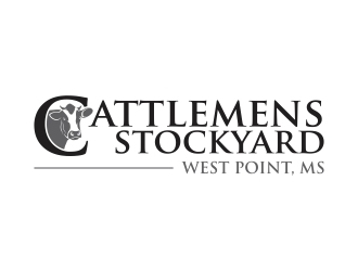 Cattlemens Stockyard     West Point, MS logo design by Royan