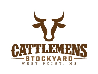Cattlemens Stockyard     West Point, MS logo design by jaize