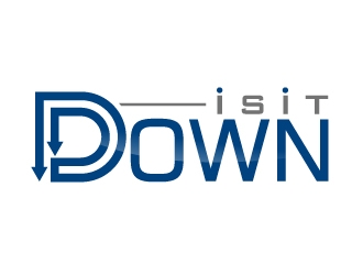 Is it Down  logo design by usashi