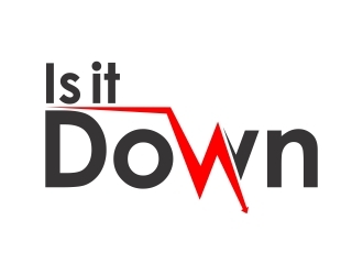 Is it Down  logo design by onetm