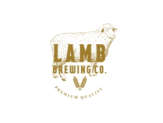 Lamb Brewing Co. logo design by emberdezign