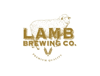 Lamb Brewing Co. logo design by emberdezign