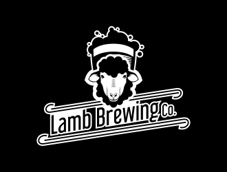 Lamb Brewing Co. logo design by naldart