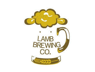 Lamb Brewing Co. logo design by savvyartstudio