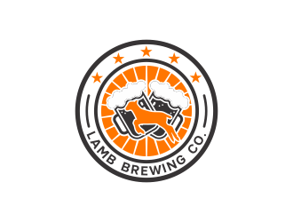 Lamb Brewing Co. logo design by Akli