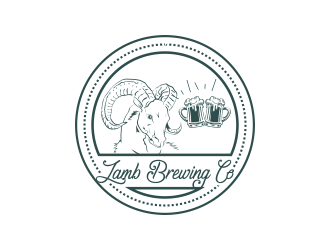 Lamb Brewing Co. logo design by ROSHTEIN