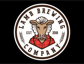 Lamb Brewing Co. logo design by ARALE