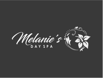 Melanies Day Spa logo design by Girly