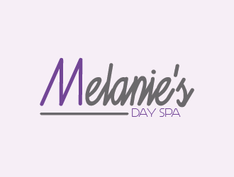 Melanies Day Spa logo design by czars