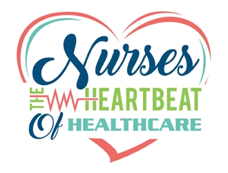Nurses: The Heartbeat Of Healthcare logo design by MAXR