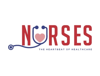 Nurses: The Heartbeat Of Healthcare logo design by Suvendu