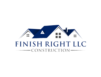Finish right LLC Construction logo design by zeta