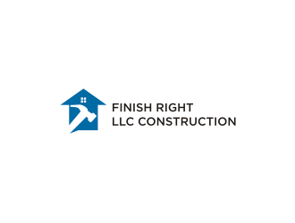 Finish right LLC Construction logo design by R-art