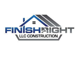 Finish right LLC Construction logo design by scriotx