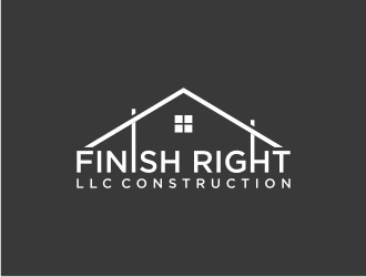 Finish right LLC Construction logo design by Franky.